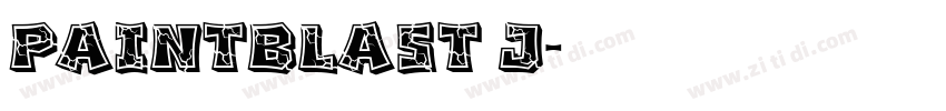 PaintBlast J字体转换